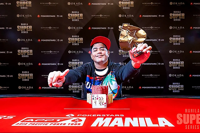 MANILA SUPER SERIES SEASON10 優勝トロフィー Manila Super Series 23: Joshua Chargualaf Bags Warm Up Title And